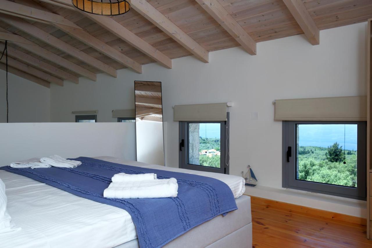 Tsakmakis Villas Luxury- Panoramic Sea View - Lefkada Tsoukaládhes Dış mekan fotoğraf