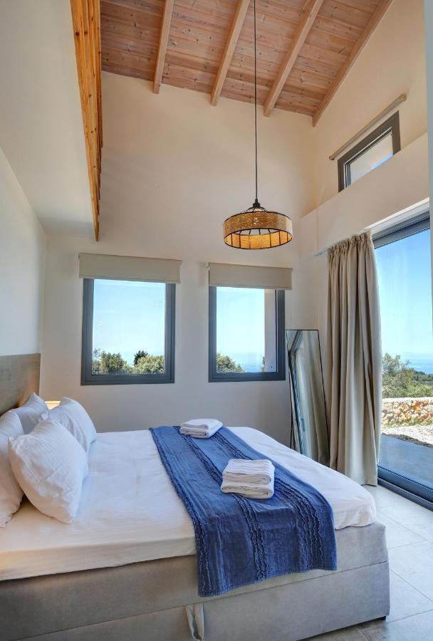 Tsakmakis Villas Luxury- Panoramic Sea View - Lefkada Tsoukaládhes Dış mekan fotoğraf
