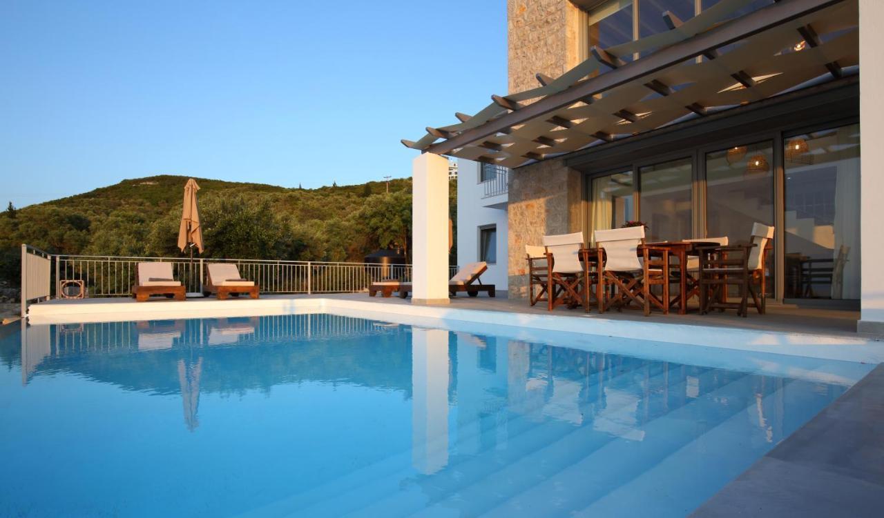 Tsakmakis Villas Luxury- Panoramic Sea View - Lefkada Tsoukaládhes Dış mekan fotoğraf