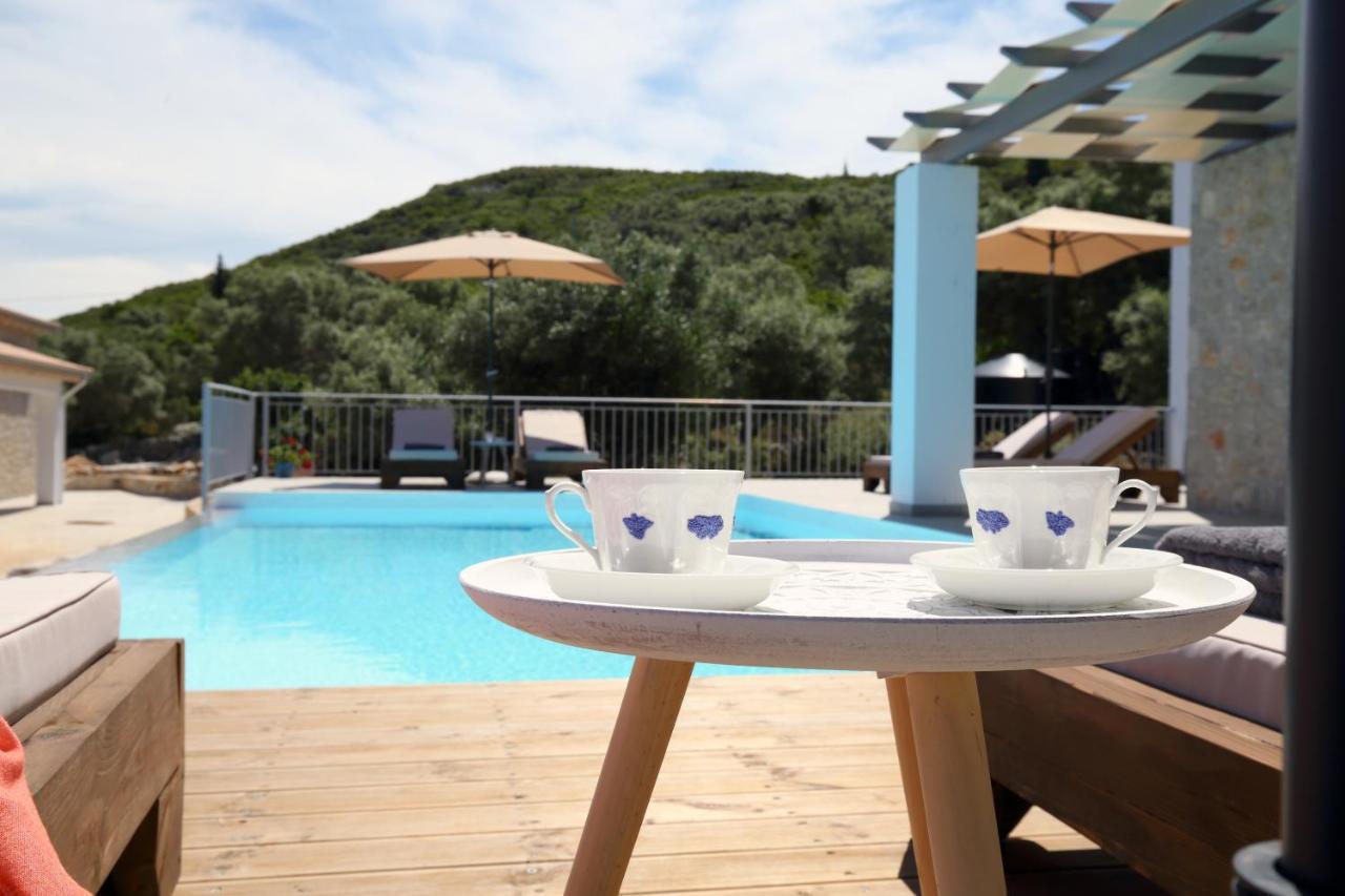 Tsakmakis Villas Luxury- Panoramic Sea View - Lefkada Tsoukaládhes Dış mekan fotoğraf