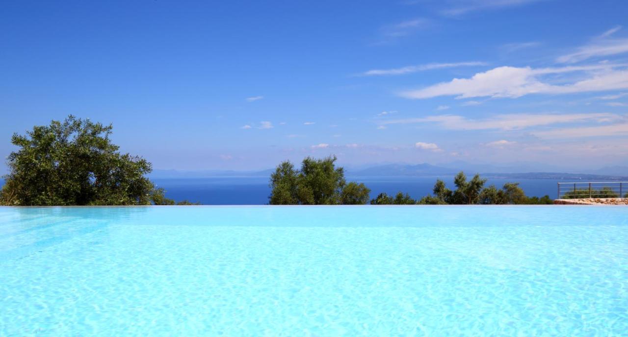 Tsakmakis Villas Luxury- Panoramic Sea View - Lefkada Tsoukaládhes Dış mekan fotoğraf