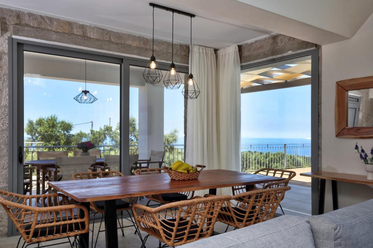 Tsakmakis Villas Luxury- Panoramic Sea View - Lefkada Tsoukaládhes Dış mekan fotoğraf