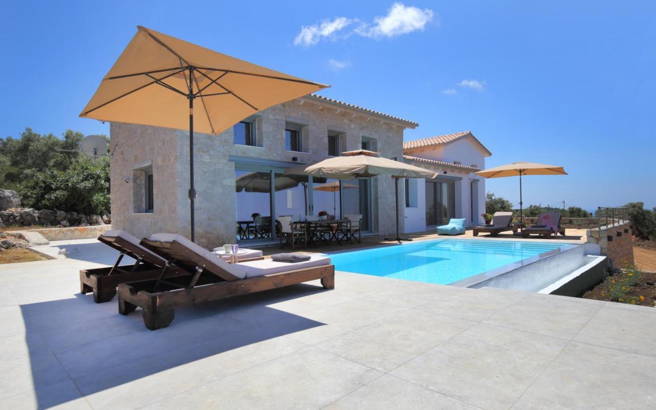 Tsakmakis Villas Luxury- Panoramic Sea View - Lefkada Tsoukaládhes Dış mekan fotoğraf