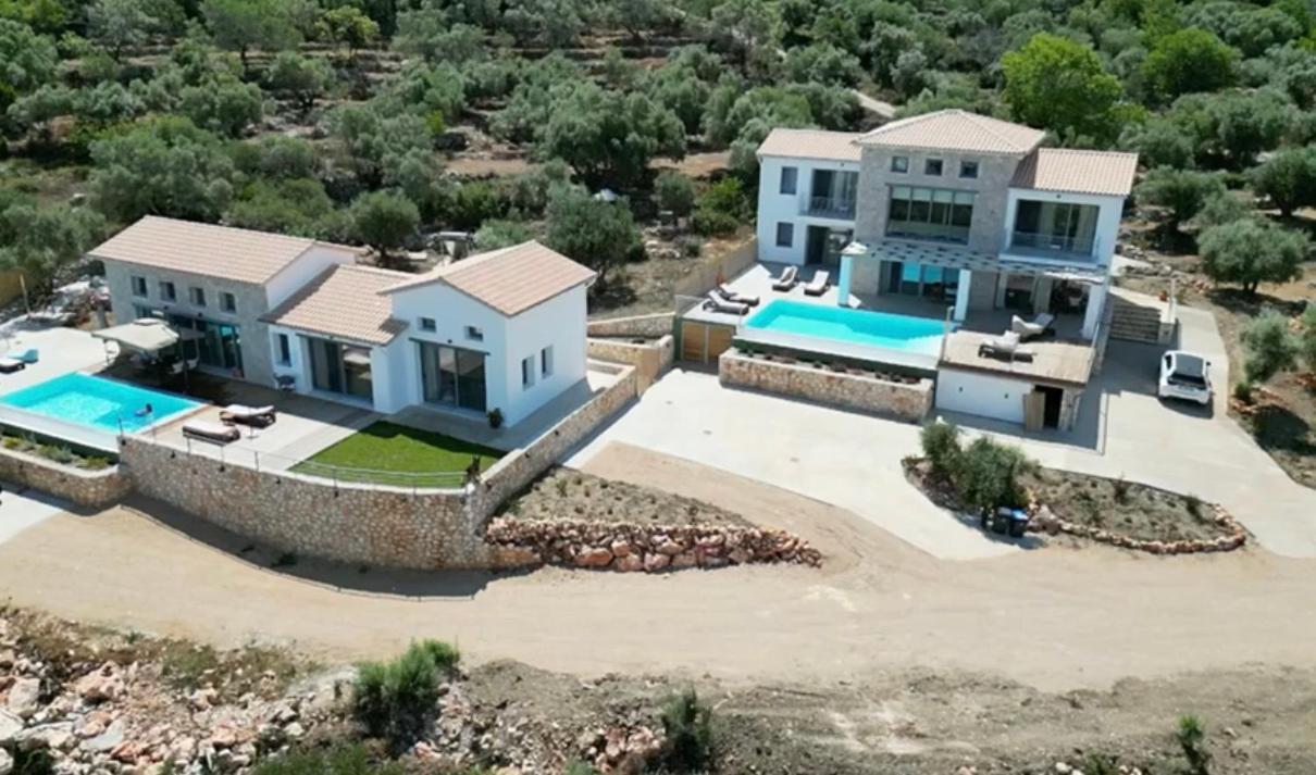 Tsakmakis Villas Luxury- Panoramic Sea View - Lefkada Tsoukaládhes Dış mekan fotoğraf