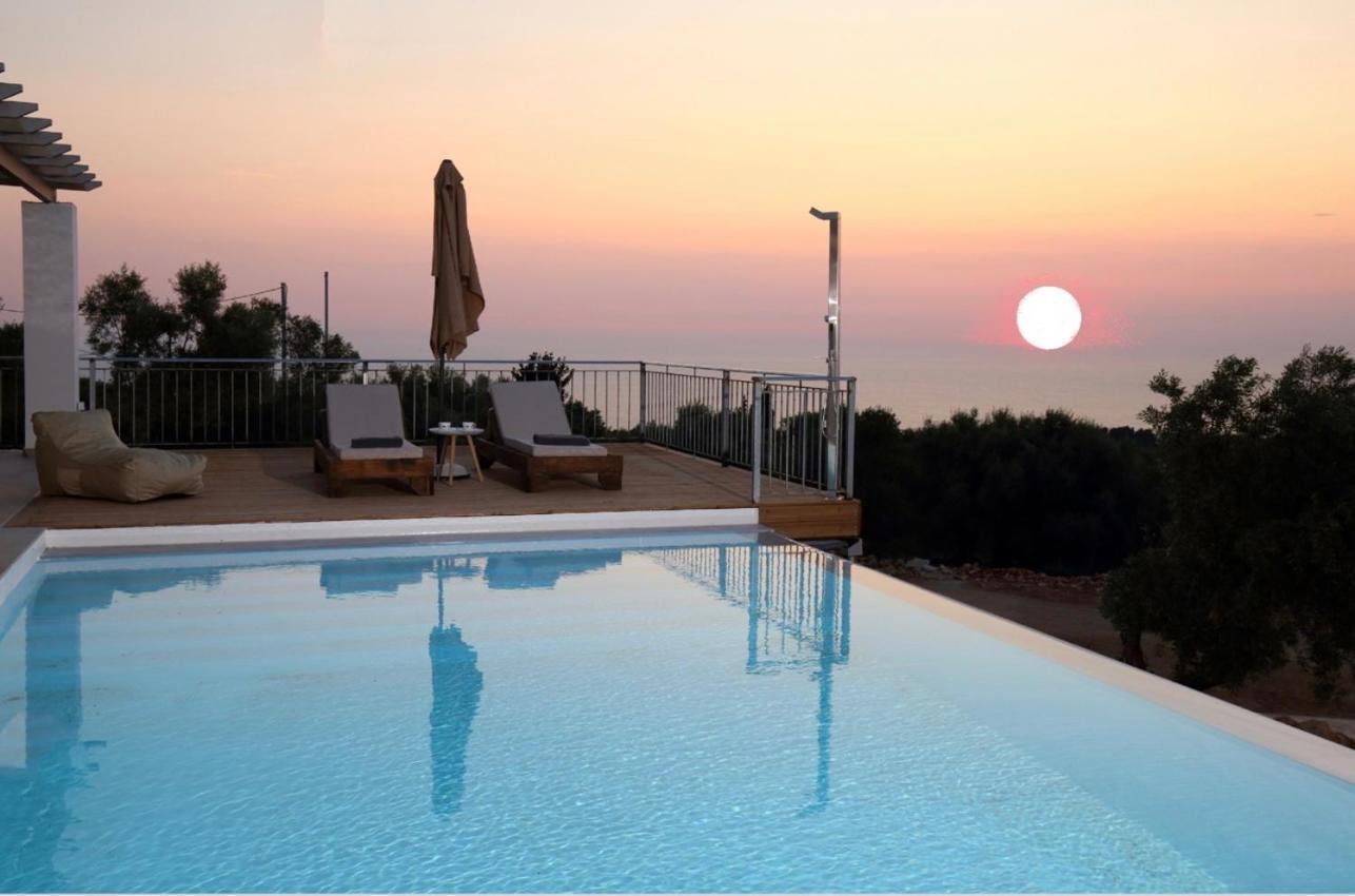 Tsakmakis Villas Luxury- Panoramic Sea View - Lefkada Tsoukaládhes Dış mekan fotoğraf